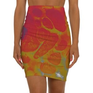 La Petite Rouge Floral Skirt