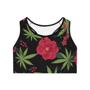 Canna Rose Sports Bra