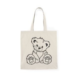teddy Natural Tote Bag