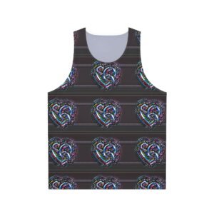 I have a Heart On for Health Unisex Tank