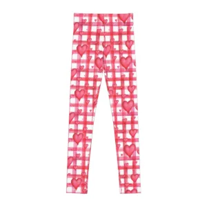 Heart in Check Youth Leggings